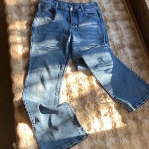 Blue Flare & Wide Leg Jeans